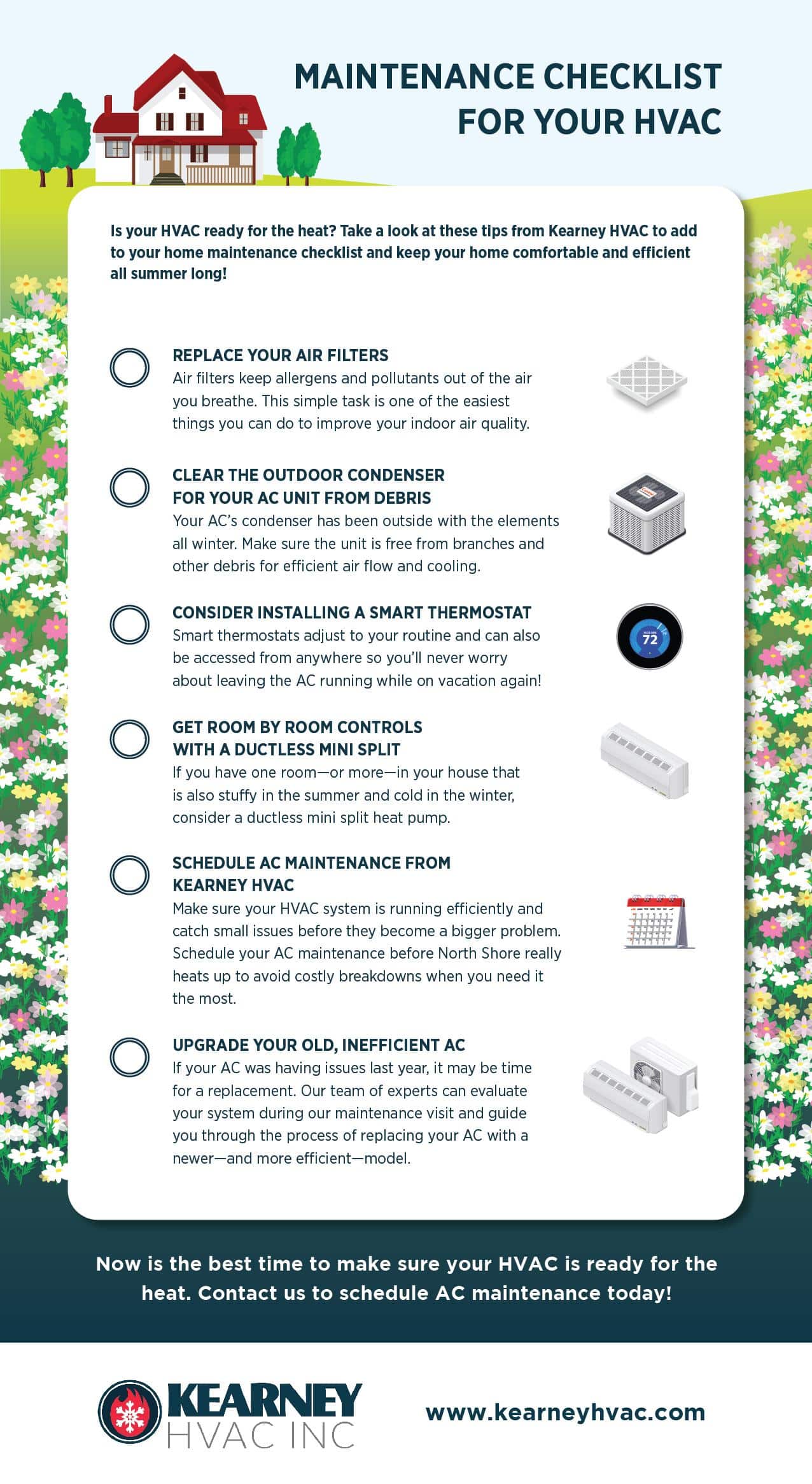 infographic about a hvac maintenance